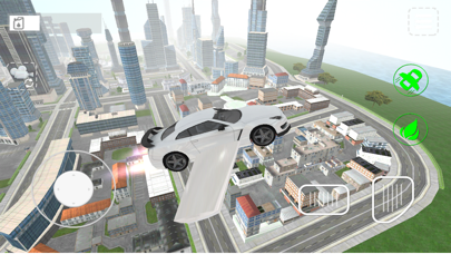 Flying Sports Car Simulator 3D screenshot 1