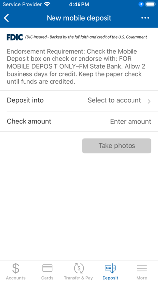 F&M Bank (OH, IN, MI) screenshot 2