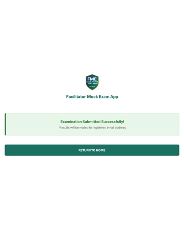 FME Facilitator Mock Exam screenshot 4