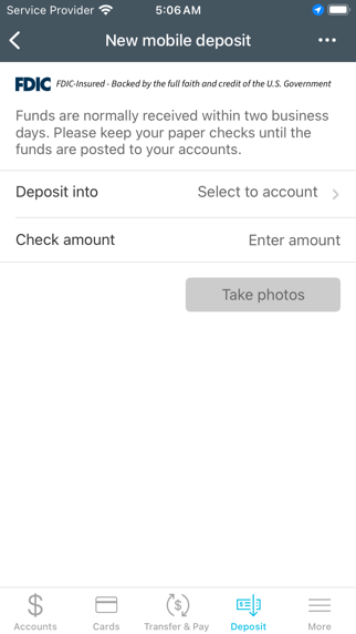 FOCUS Bank, Banking App screenshot 2