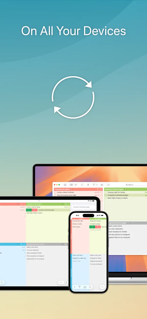 Focus Matrix – Task Manager screenshot 1