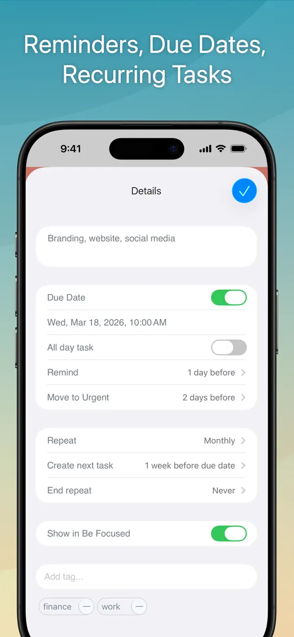 Focus Matrix – Task Manager screenshot 4