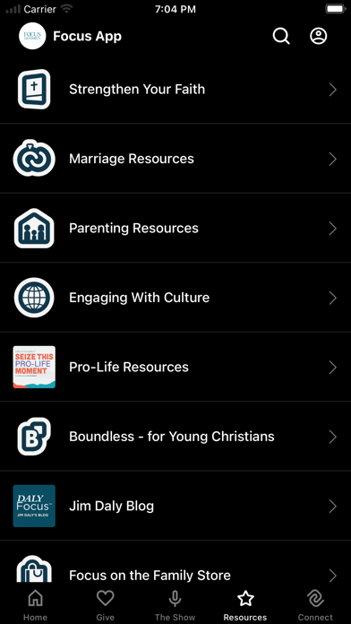 Focus on the Family App screenshot 2