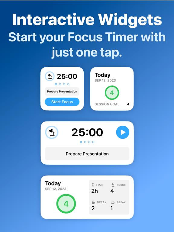 Focus - Timer for Productivity screenshot 8
