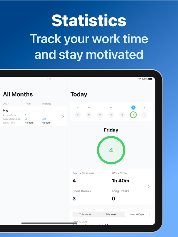 Focus - Timer for Productivity screenshot 5