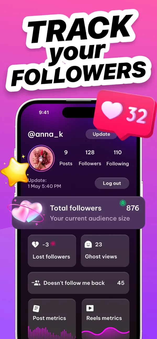 Follix - Followers Tracker screenshot 3