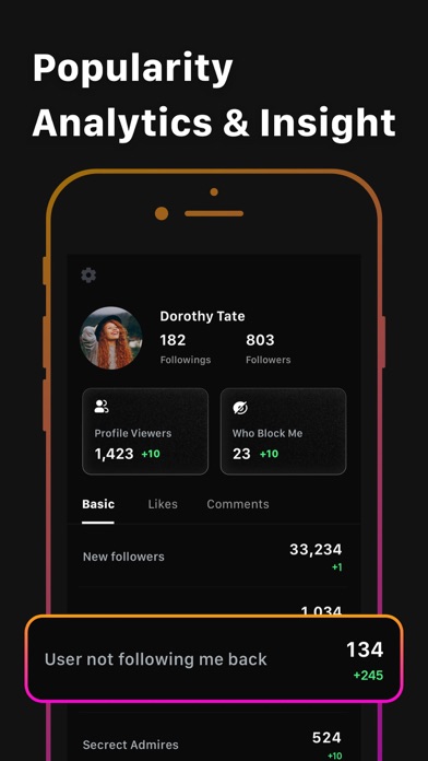 Followers analyzer reports+ screenshot 3