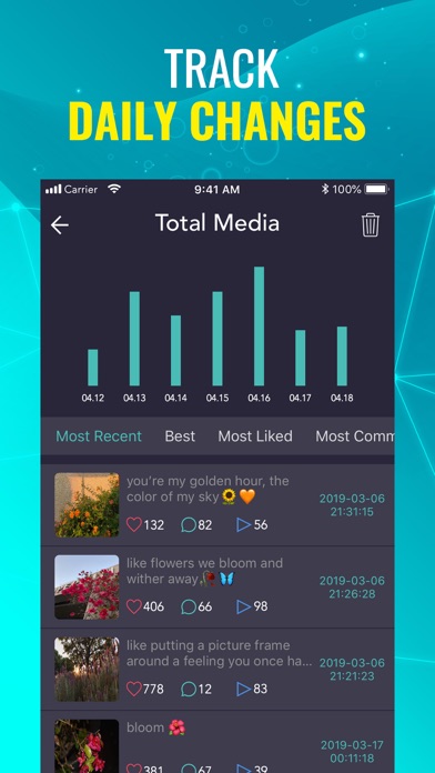 Followers Track & Likes Insigt screenshot 4