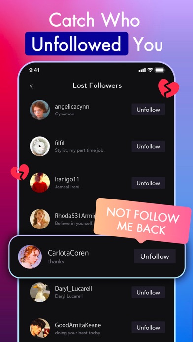 Followers Track Reports screenshot 3