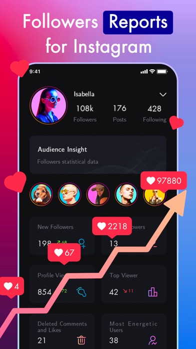 Followers Track Reports screenshot 1