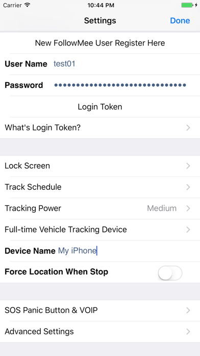 FollowMee GPS Location Tracker screenshot 1