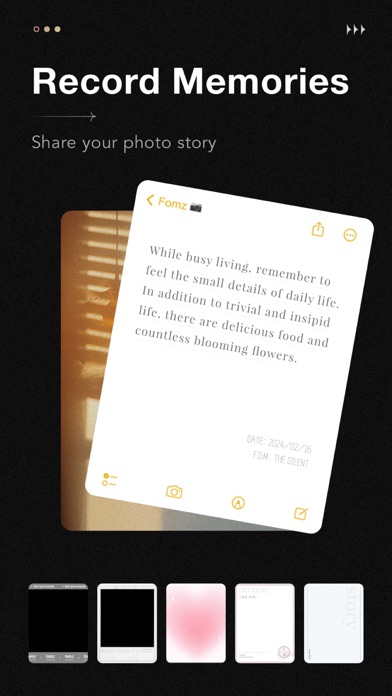 Fomz - Vintage Analog Camera screenshot 1