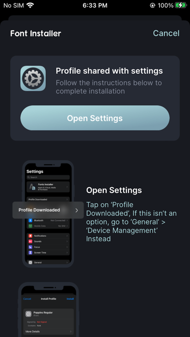 Font Installer - Install fonts screenshot 1