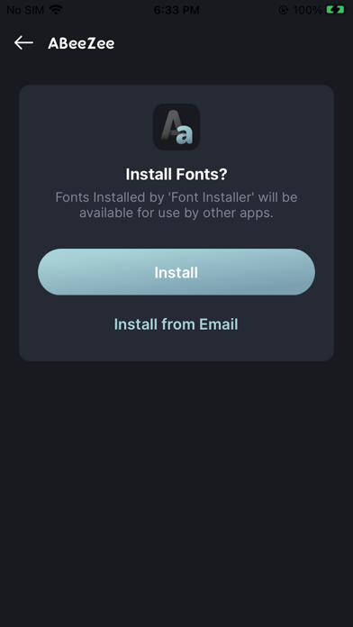 Font Installer - Install fonts screenshot 2