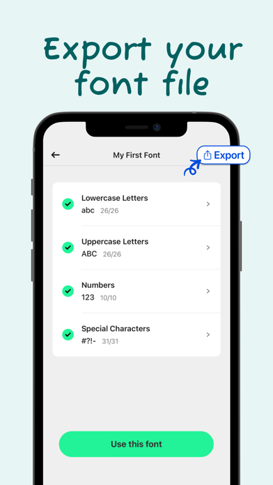 Font Maker: Create Your Font screenshot 1