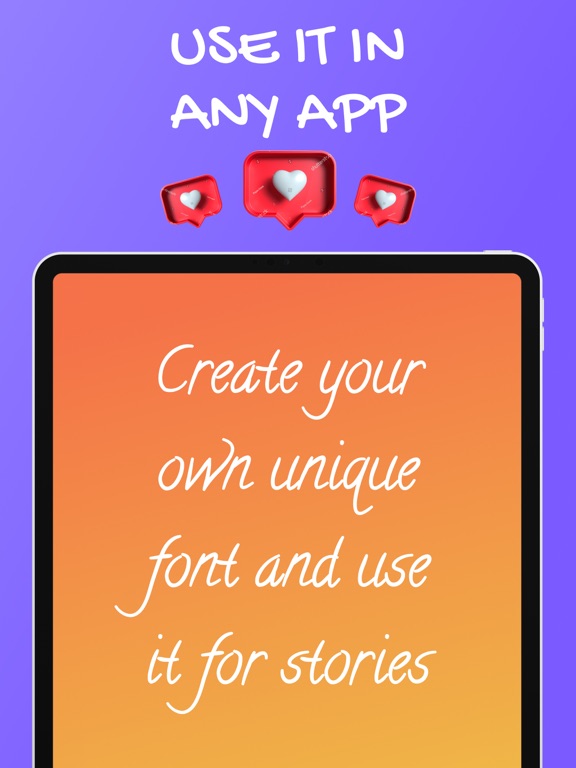 Font Maker: Cursive Keyboard screenshot 2