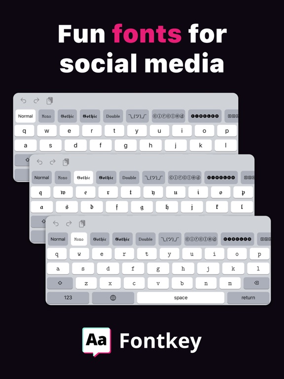 Fontkey - Fonts Keyboard Emoji screenshot 3