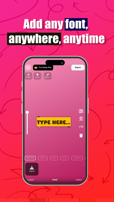 Fonto - story font for IG screenshot 2