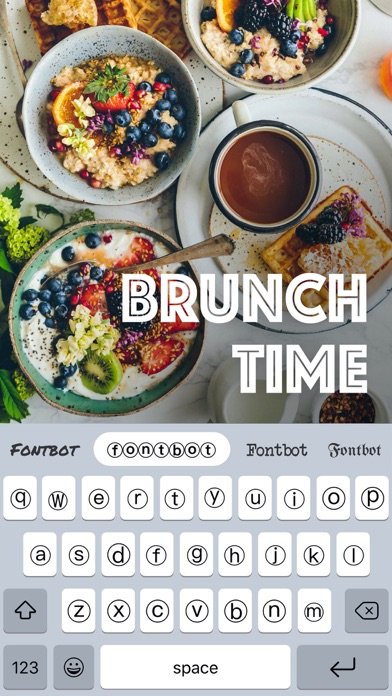 Fonts Air - Font Art Keyboard screenshot 1