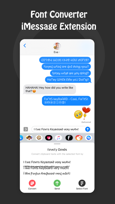 Fonts & Big Emojis for iPhones screenshot 1