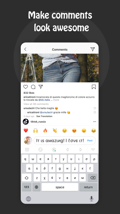 Fonts & Big Emojis for iPhones screenshot 2