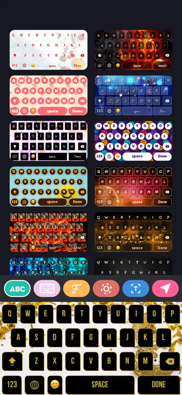 Fonts & Emoji Keyboard. screenshot 1
