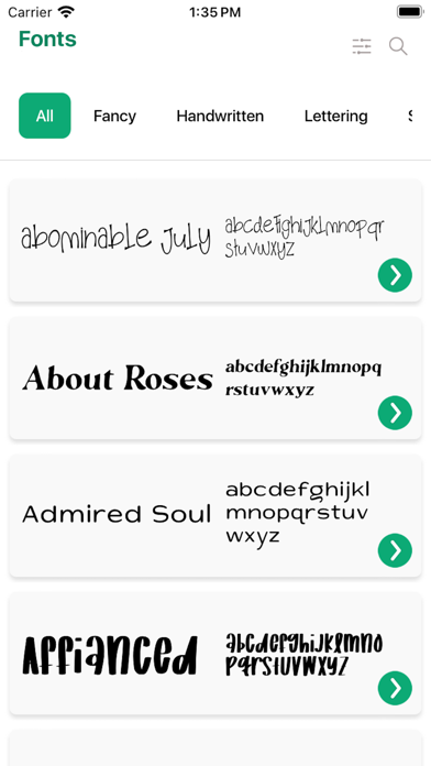 Fonts for DIY Space screenshot 2