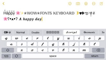 Fonts for iPhones and iPad screenshot 1