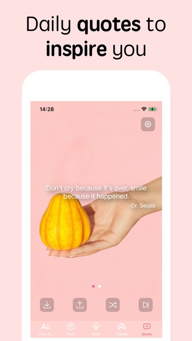 Fonts for iPhones screenshot 1