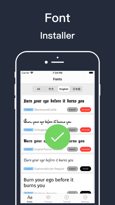 Fonts - Install Font screenshot 4