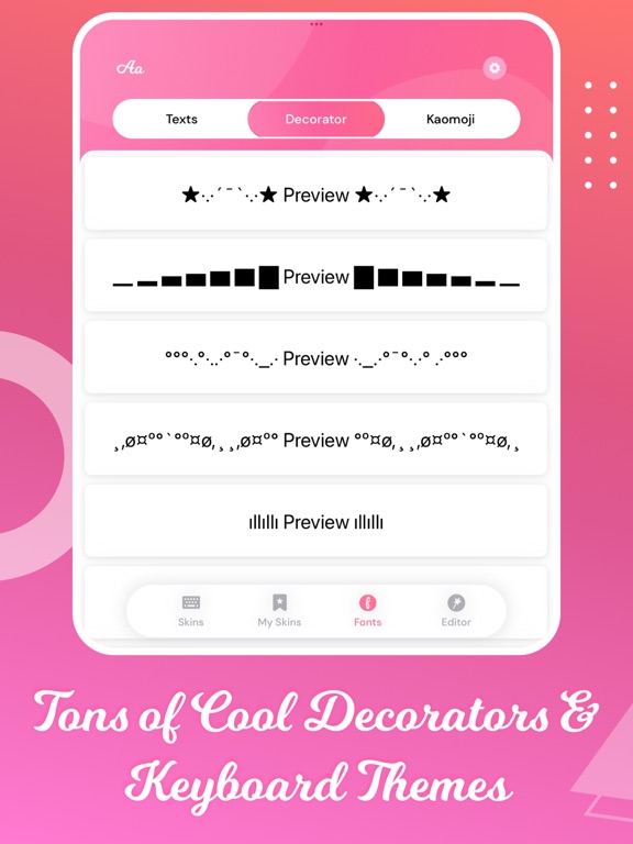 Fonts: Keyboard & Font Art screenshot 5