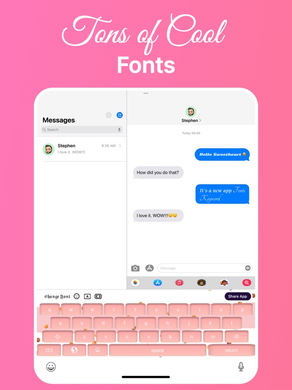 Fonts: Keyboard & Font Art screenshot 8