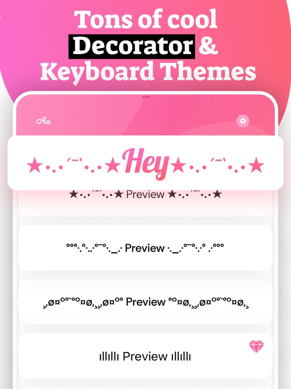 Fonts: Keyboard & Font Art screenshot 1