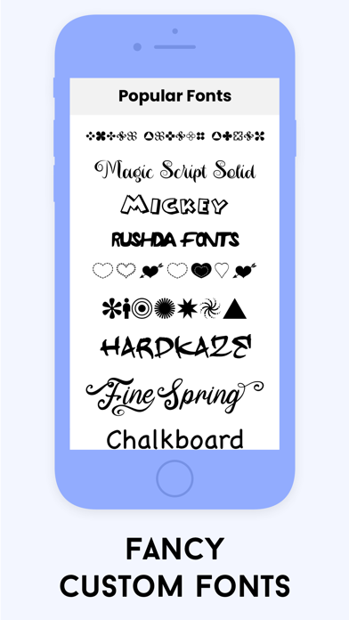 Fonts keyboard iphones app screenshot 2