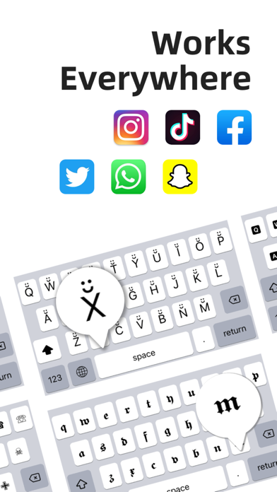 Fonts & Symbols Keyboard screenshot 2