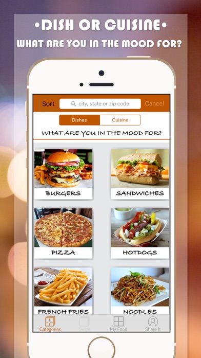 Food Swipe: Dishes and Cuisine Restaurant Locator screenshot 4