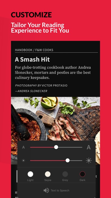 FOOD & WINE screenshot 1