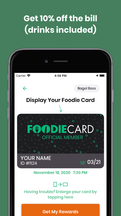 Foodie Card screenshot 2