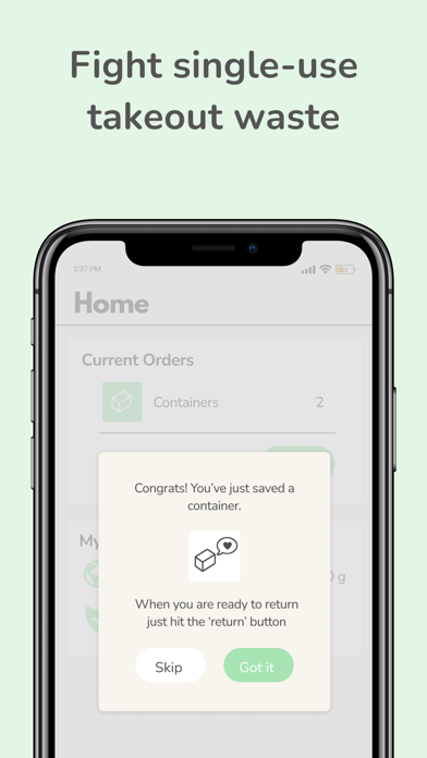 FoodWare - Zero Waste Takeout screenshot 1