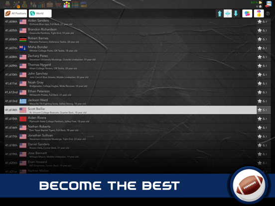 Football Superstar: US Edition screenshot 1