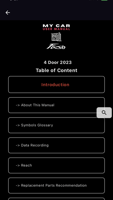 Ford Fiesta Manual Repair Logs screenshot 3