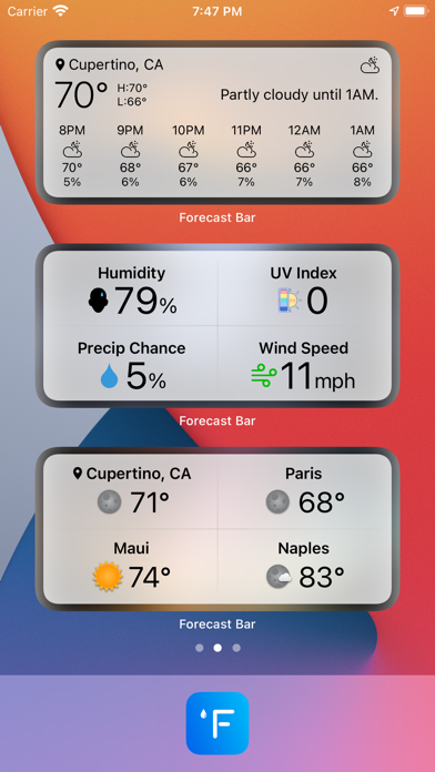 Forecast Bar - Weather + Radar screenshot 8