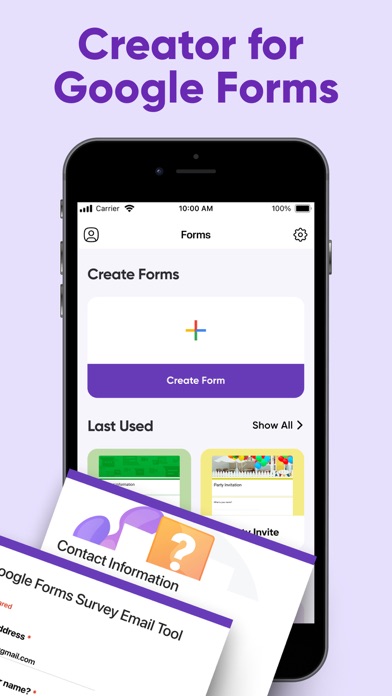 Form for G Forms, Create Docs screenshot 5