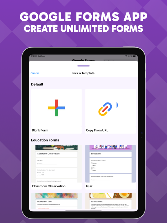 Form For Google Forms & Docs screenshot 1