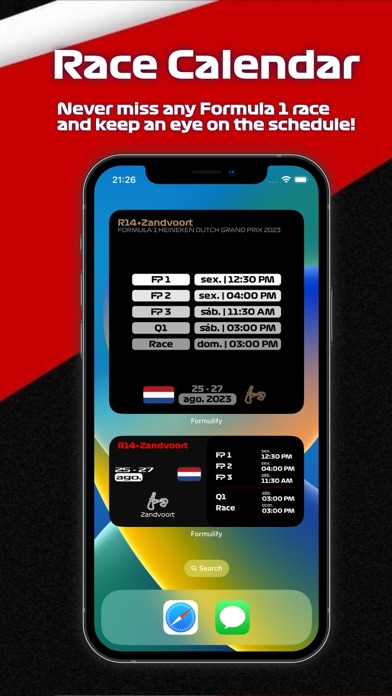 Formulify: F1 Formula Widgets screenshot 3