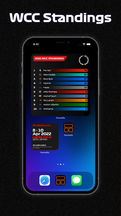 Formulify: F1 Formula Widgets screenshot 1