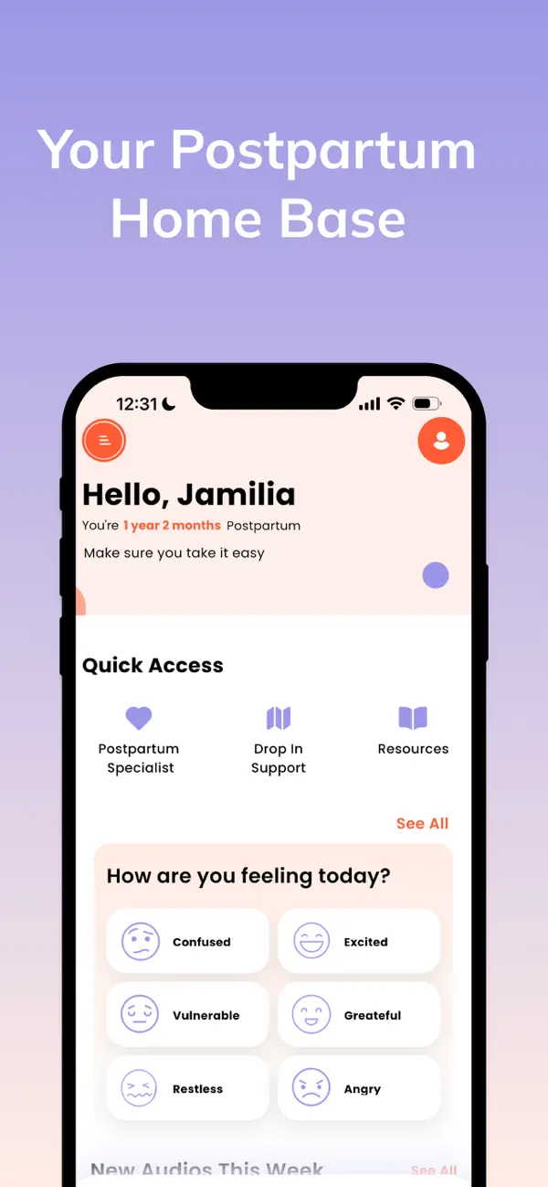 Forpartum: Wellness for Moms screenshot 6