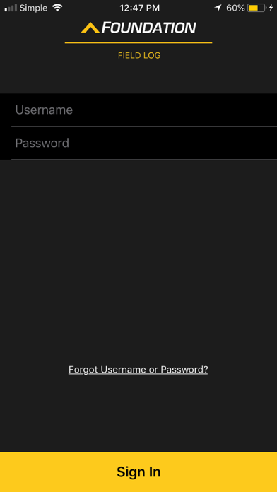 FOUNDATION Field Log screenshot 1