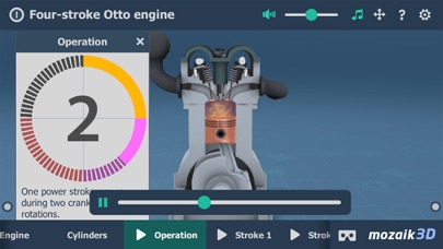 Four-stroke Otto engine 3D screenshot 1