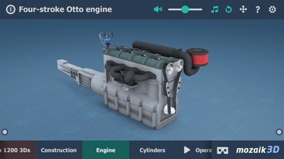 Four-stroke Otto engine 3D screenshot 3